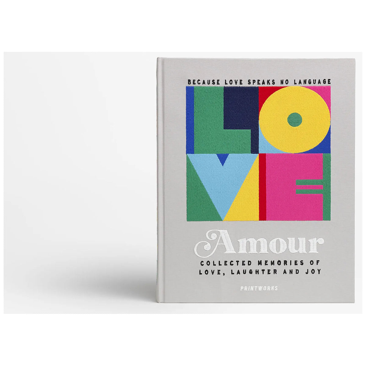 Printworks Haftowany album na zdjęcia Amour Grey Multi - widok 3