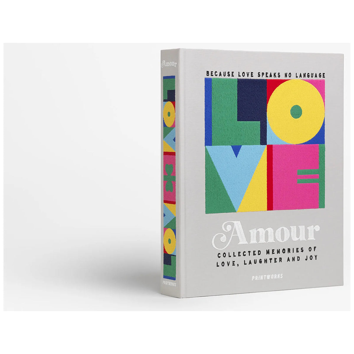 Printworks Haftowany album na zdjęcia Amour Grey Multi - widok 4