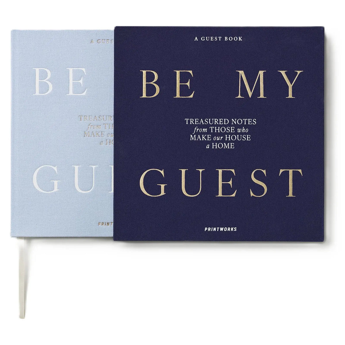 Printworks Księga gości Be my Guest - wariant kolor niebieski - widok 4