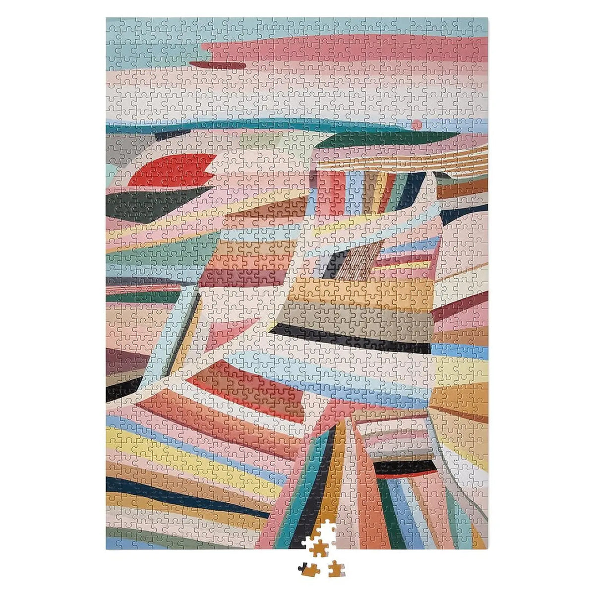 Printworks Puzzle w pudełku w formie książki 1000 elementów - wariant Morning Fields - widok 6