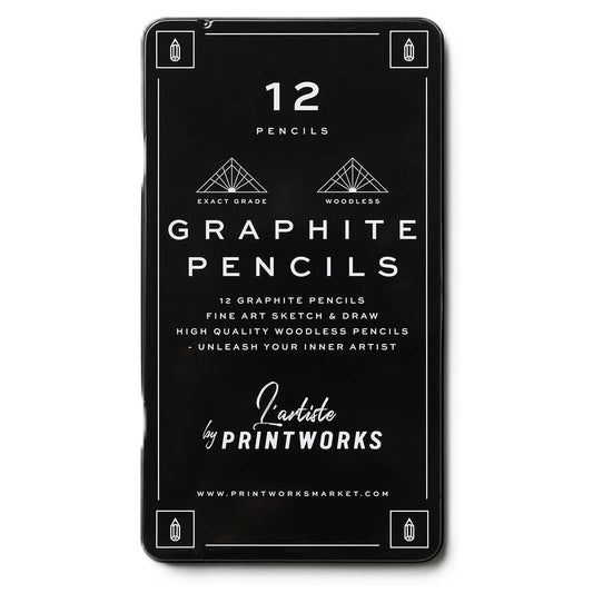 Printworks Zestaw 12 ołówków Graphite - zdjęcie główne - widok 1