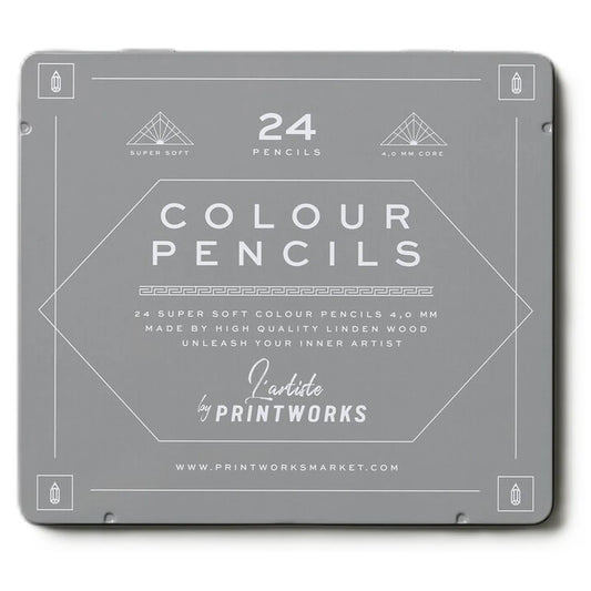 Printworks Zestaw 24 kolorowych kredek Classic - widok 2