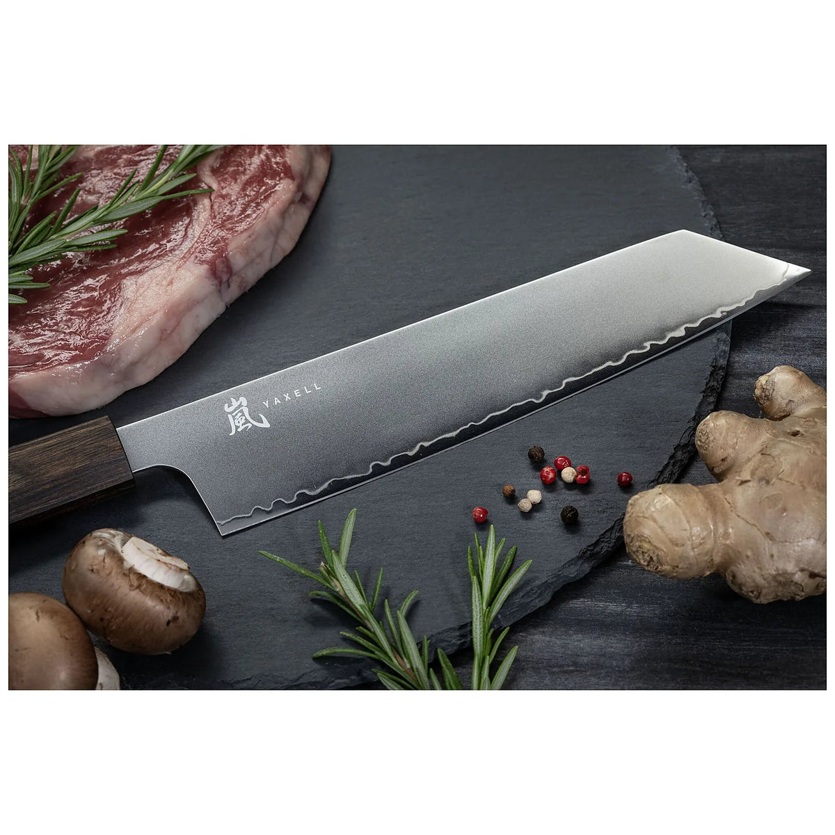 Yaxell Japoński nóż kuchenny Kiritsuke 20 cm Hana - widok 9