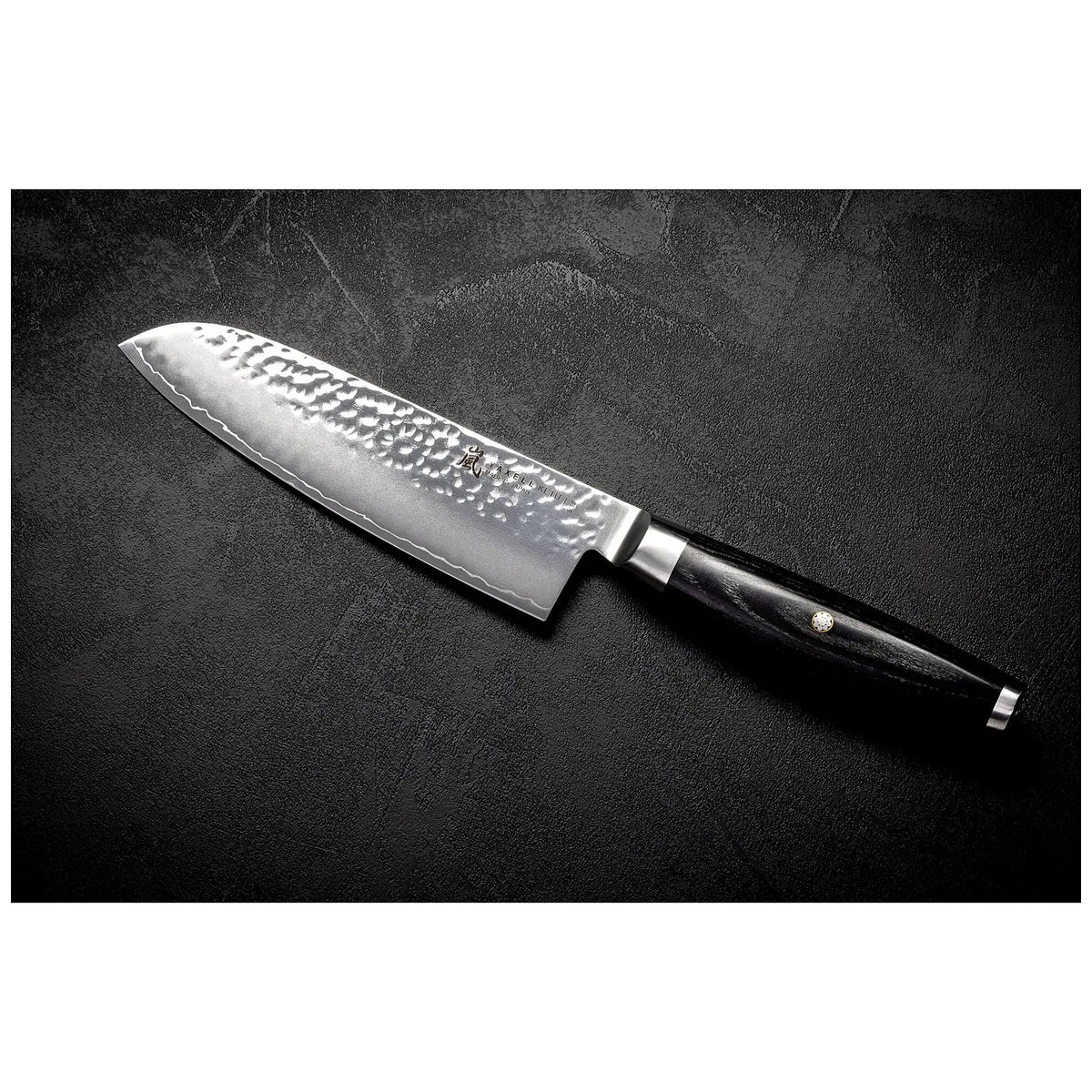 Yaxell Japoński nóż kuchenny Santoku 16,5 cm Ketu - widok 7