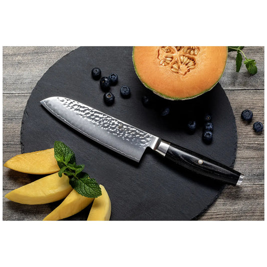 Yaxell Japoński nóż kuchenny Santoku 16,5 cm Ketu - widok 9