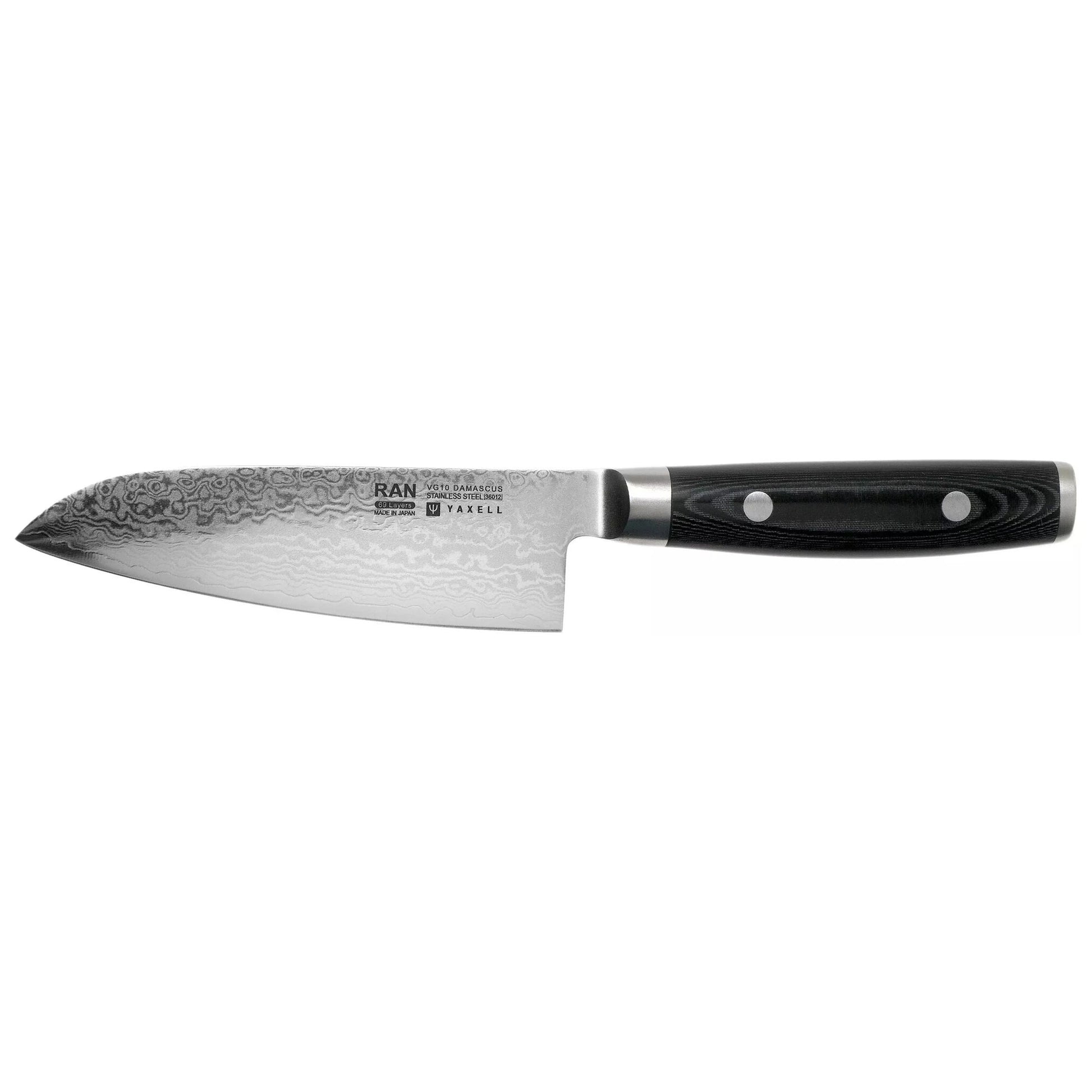 japoński nóż kuchenny santoku mały 12.5 cm Ran widok 8