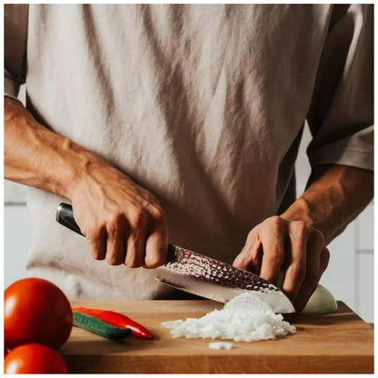 japoński nóż kuchenny santoku 16.5 cm Taishi widok 8