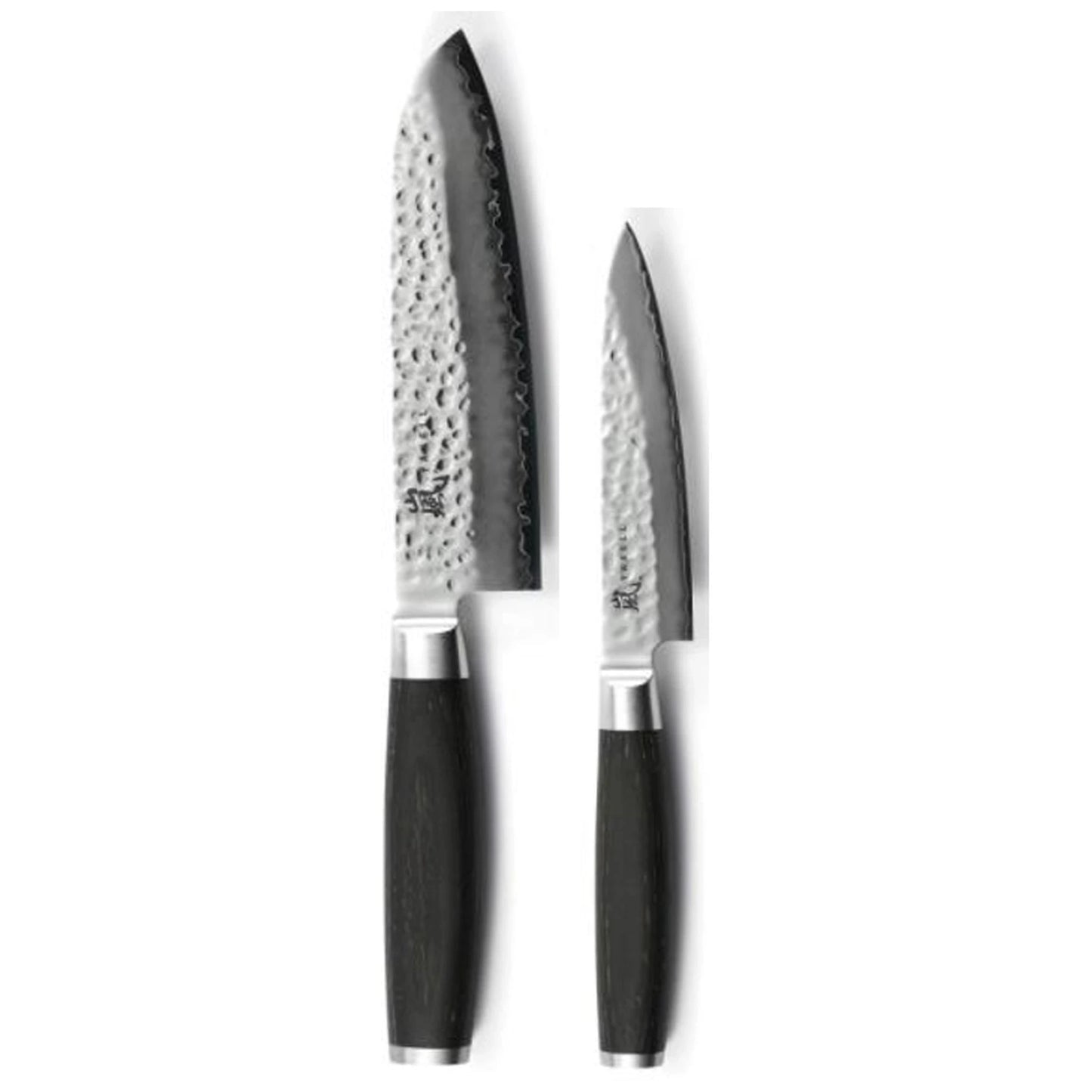 Zestaw 2 japońskich noży kuchennych Taishi: santoku, uniwersalny widok główny