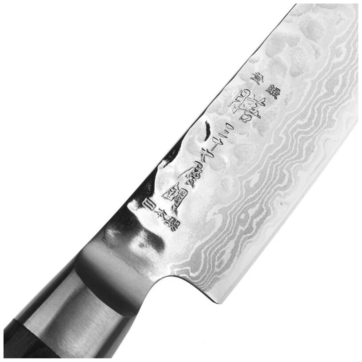 Zestaw 2 japońskich noży kuchennych Zen: santoku, uniwersalny widok 11