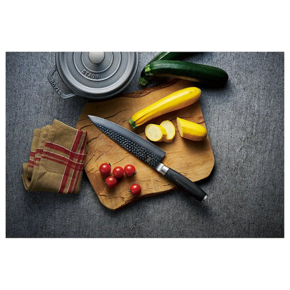 Zestaw 3 japońskich noży kuchennych Taishi: szefa kuchni, santoku mały, do obierania widok 13