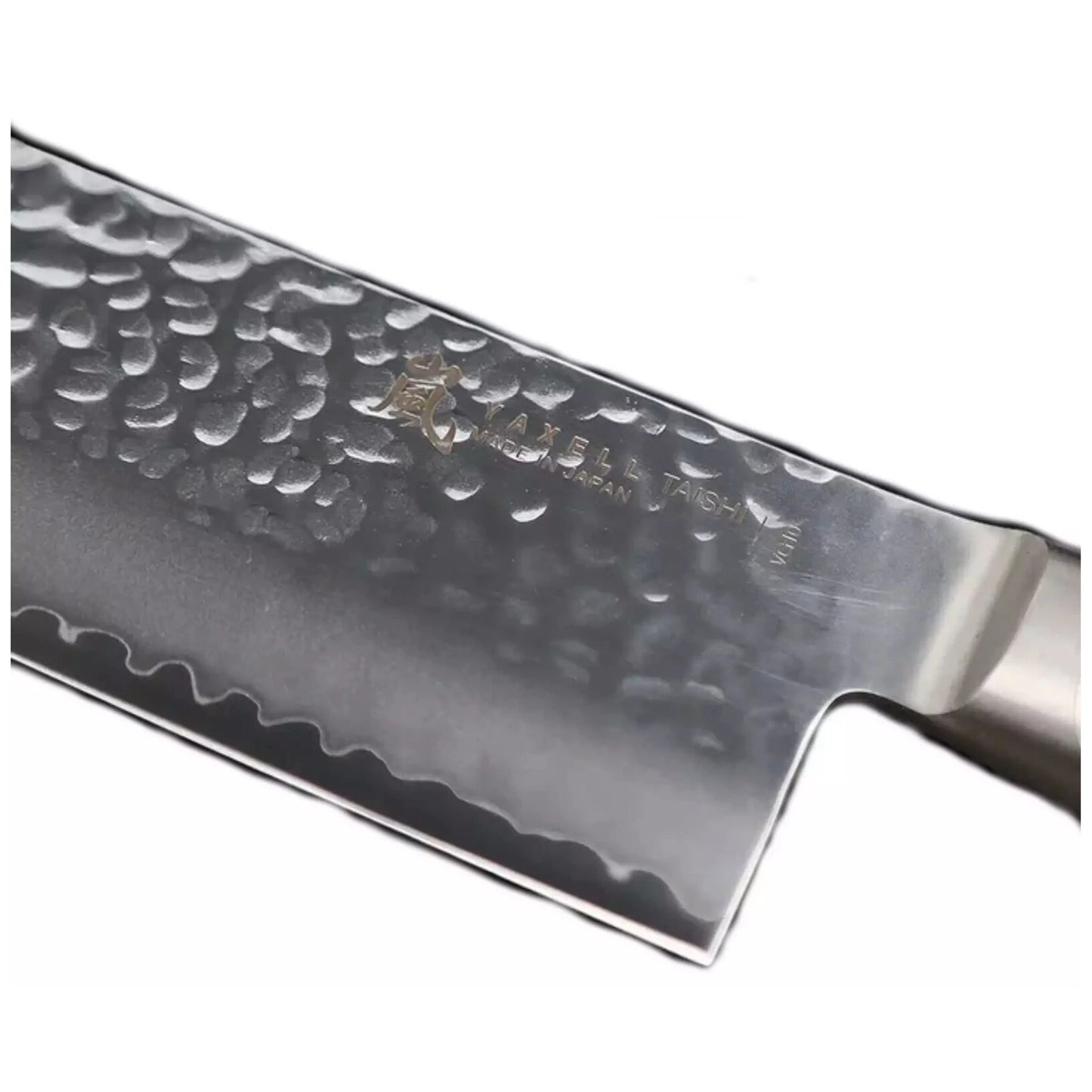 Zestaw 3 japońskich noży kuchennych Taishi: szefa kuchni, santoku mały, do obierania widok 7