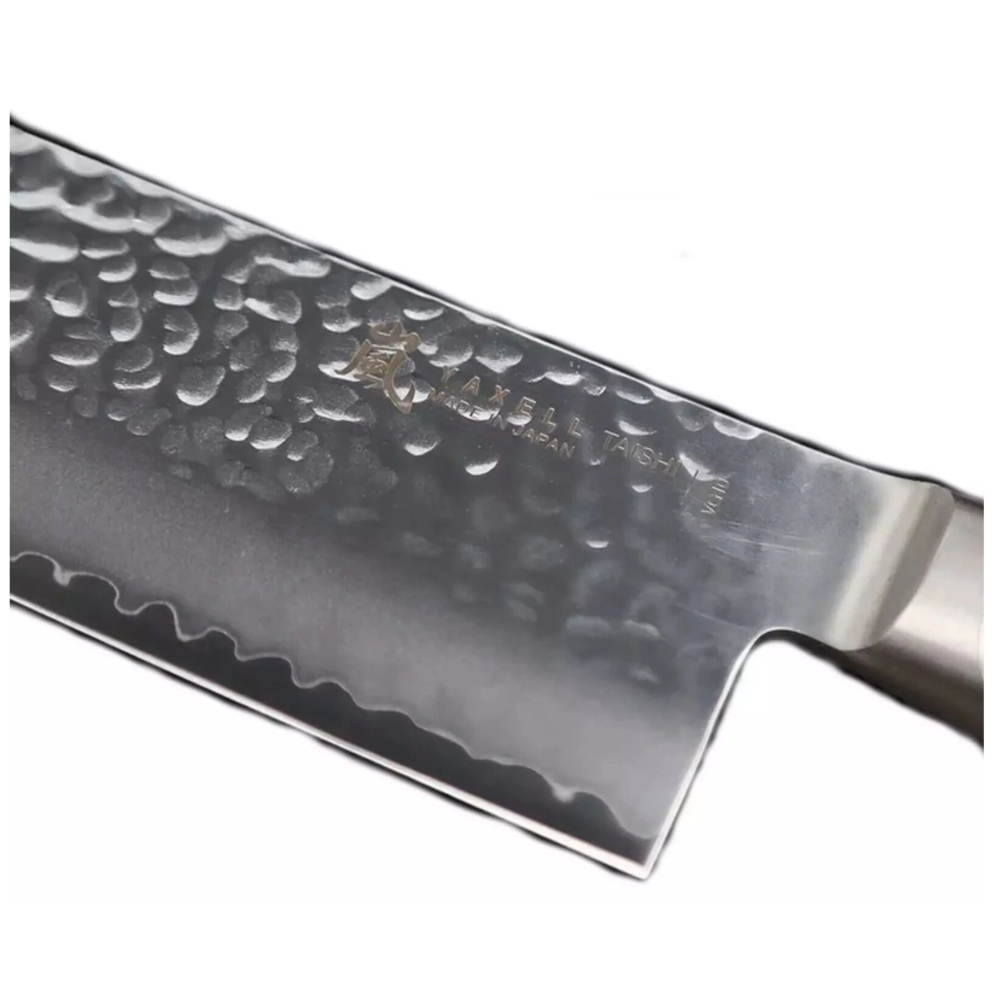 Zestaw 3 japońskich noży kuchennych Taishi: szefa kuchni, santoku mały, do obierania widok 7