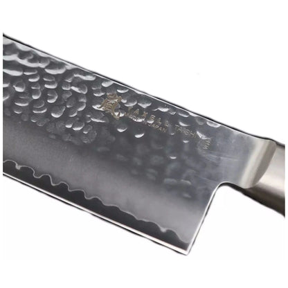 Zestaw 3 japońskich noży kuchennych Taishi: szefa kuchni, santoku mały, do obierania widok 7